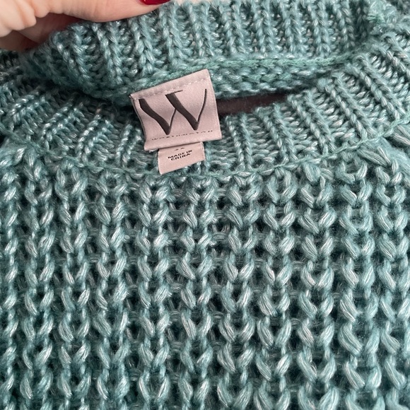 Plus women’s 2x Worthington sweater in a Seafoam green. - Picture 6 of 11